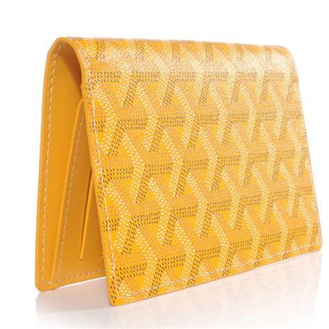 e goyard passport holder|Goyard passport holder yellow.